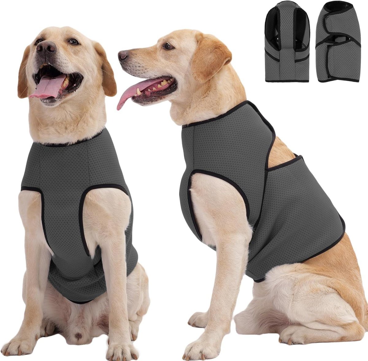 Soft breathable dog anxiety vest material