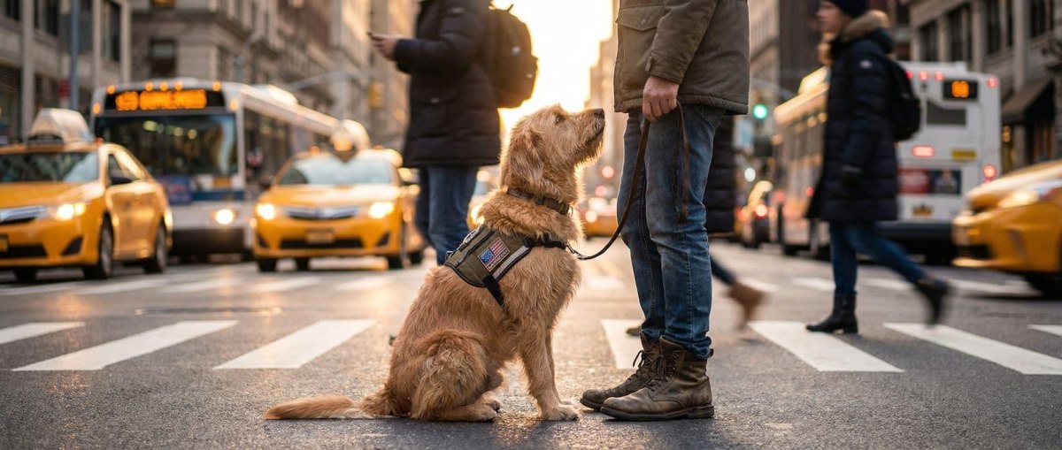 Dog recall training in quiet field