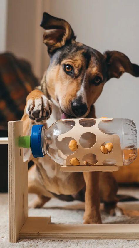 DIY puppy treat toy