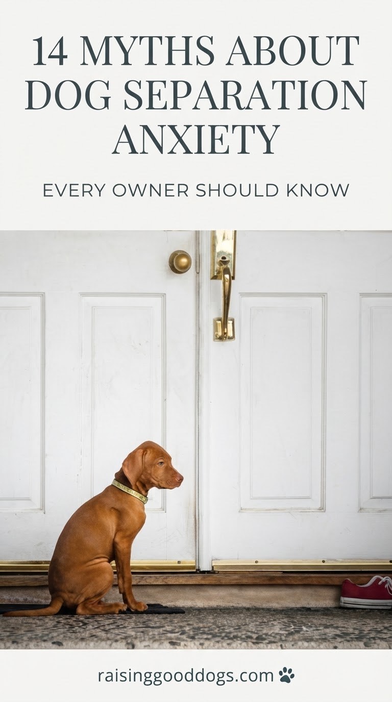 14 Myths About Dog Separation Anxiety Every Owner Should Know