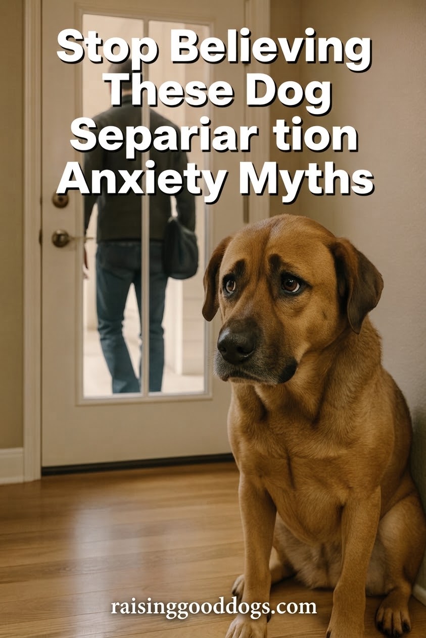 Stop Believing These Dog Separation Anxiety Myths