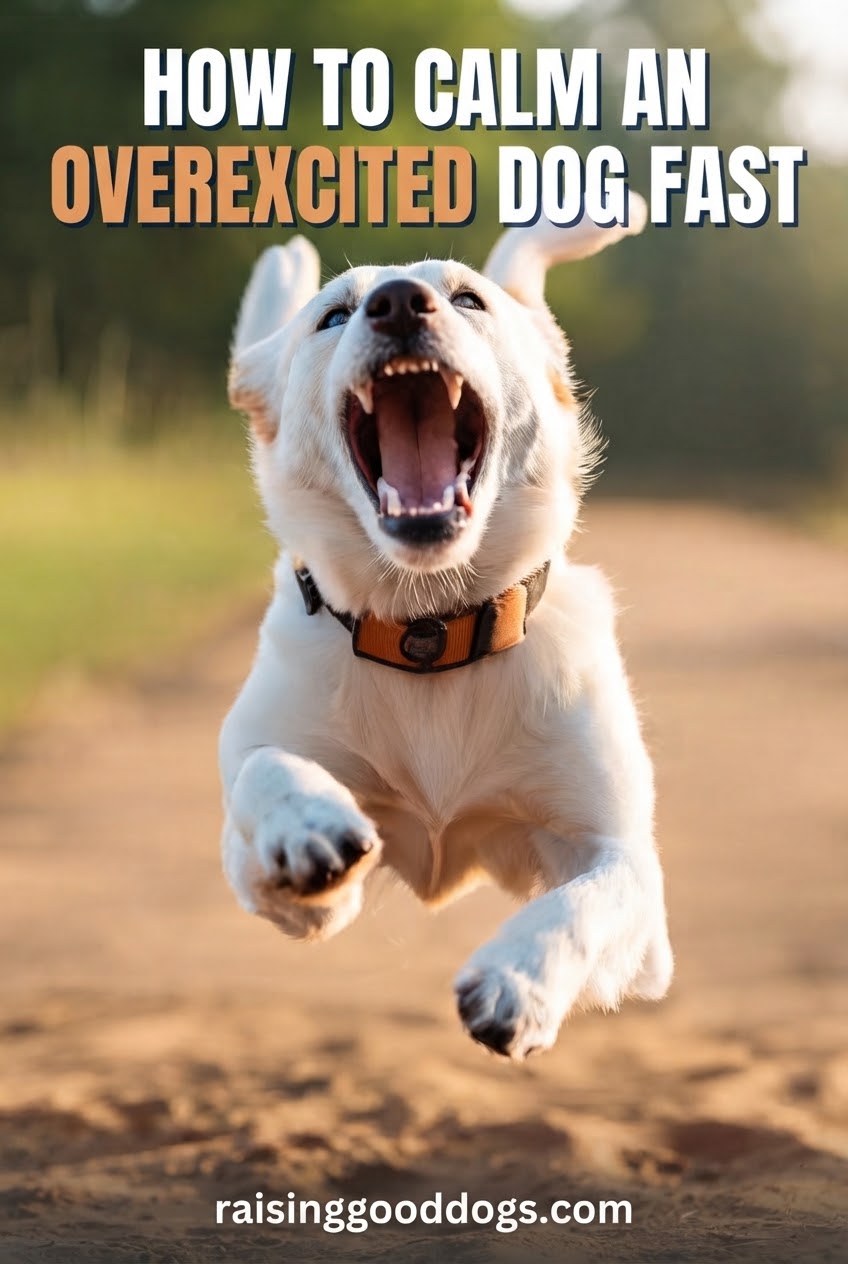 How to Calm an Overexcited Dog Fast