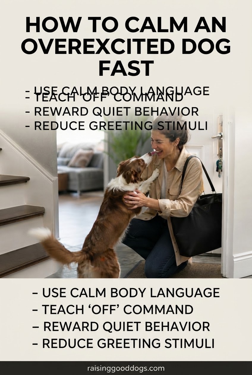 How to Calm an Overexcited Dog Fast