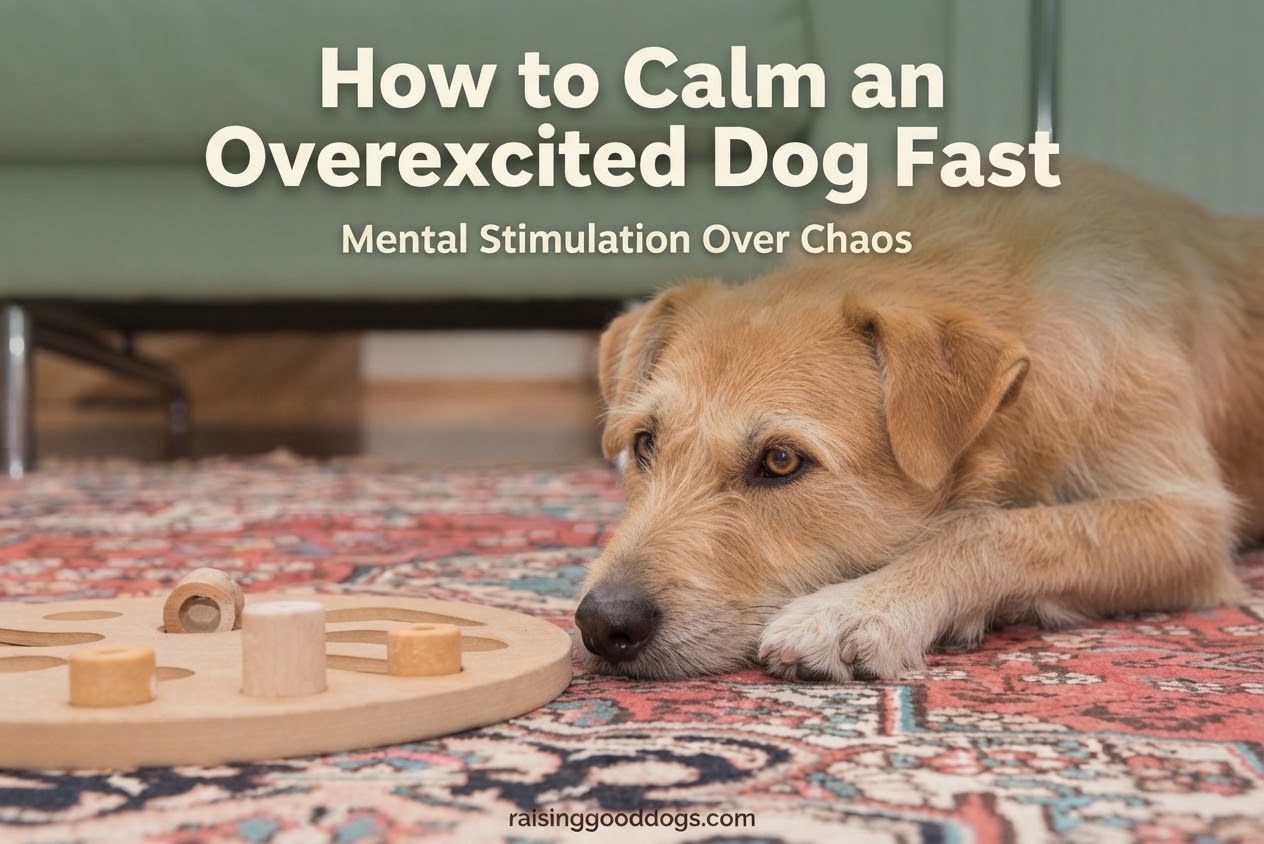 How to Calm an Overexcited Dog Fast