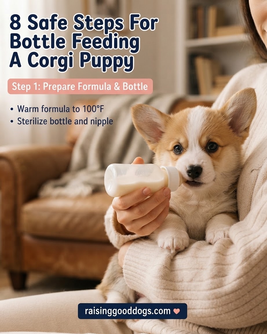 8 Safe Steps For Bottle Feeding A Corgi Puppy