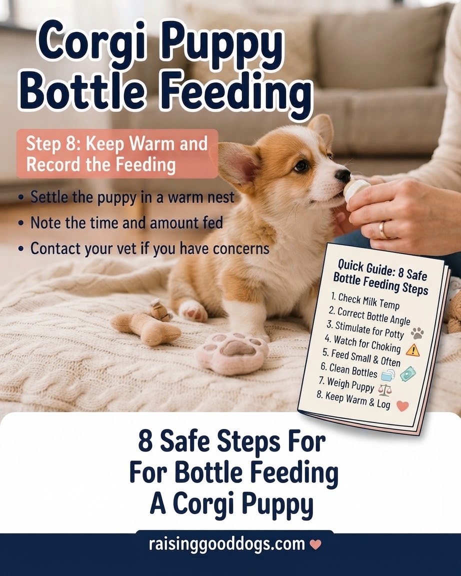 8 Safe Steps For Bottle Feeding A Corgi Puppy