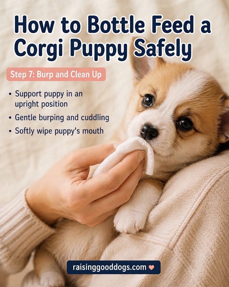 How to Bottle Feed a Corgi Puppy Safely