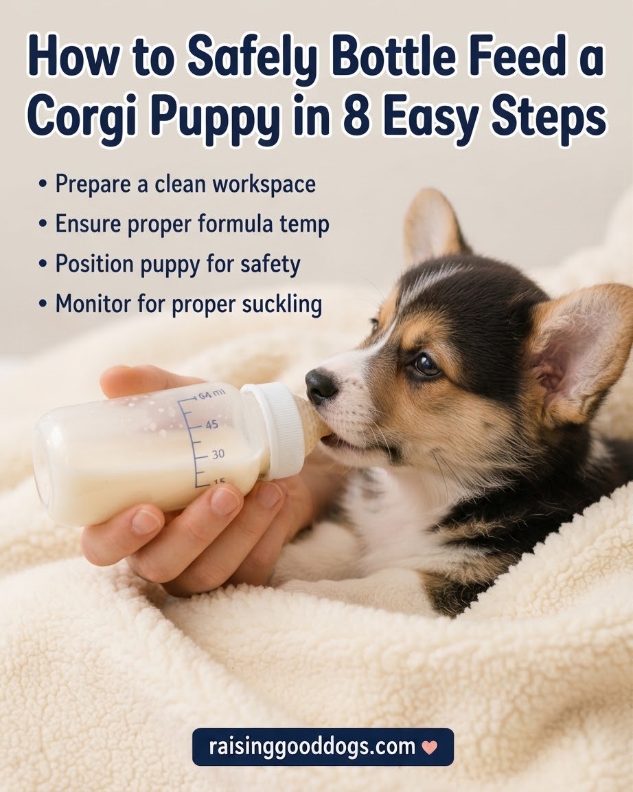How to Safely Bottle Feed a Corgi Puppy in 8 Easy Steps