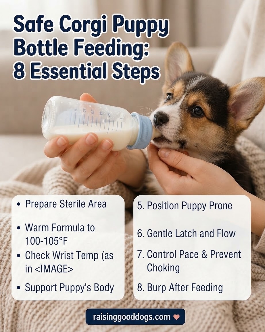 Safe Corgi Puppy Bottle Feeding: 8 Essential Steps