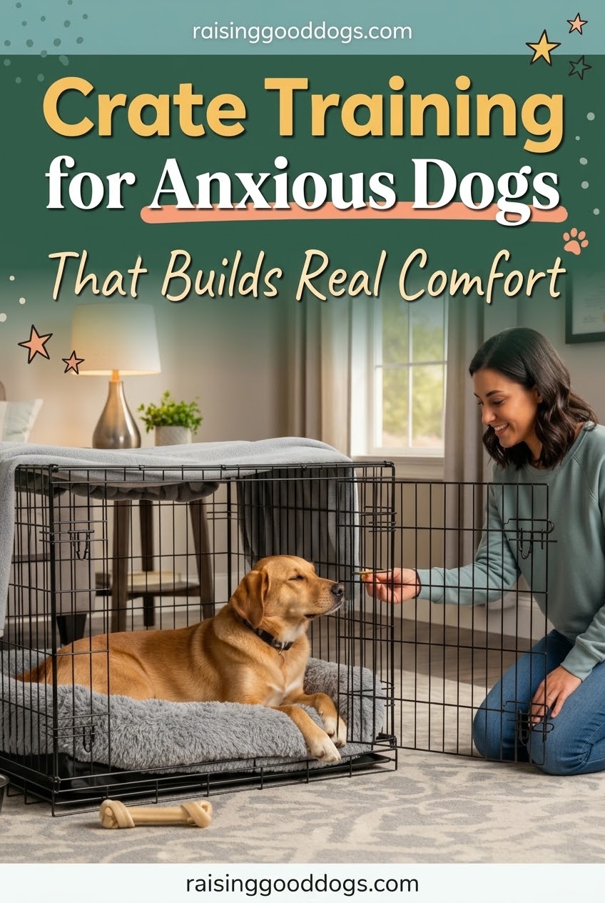 Crate Training for Anxious Dogs That Builds Real Comfort