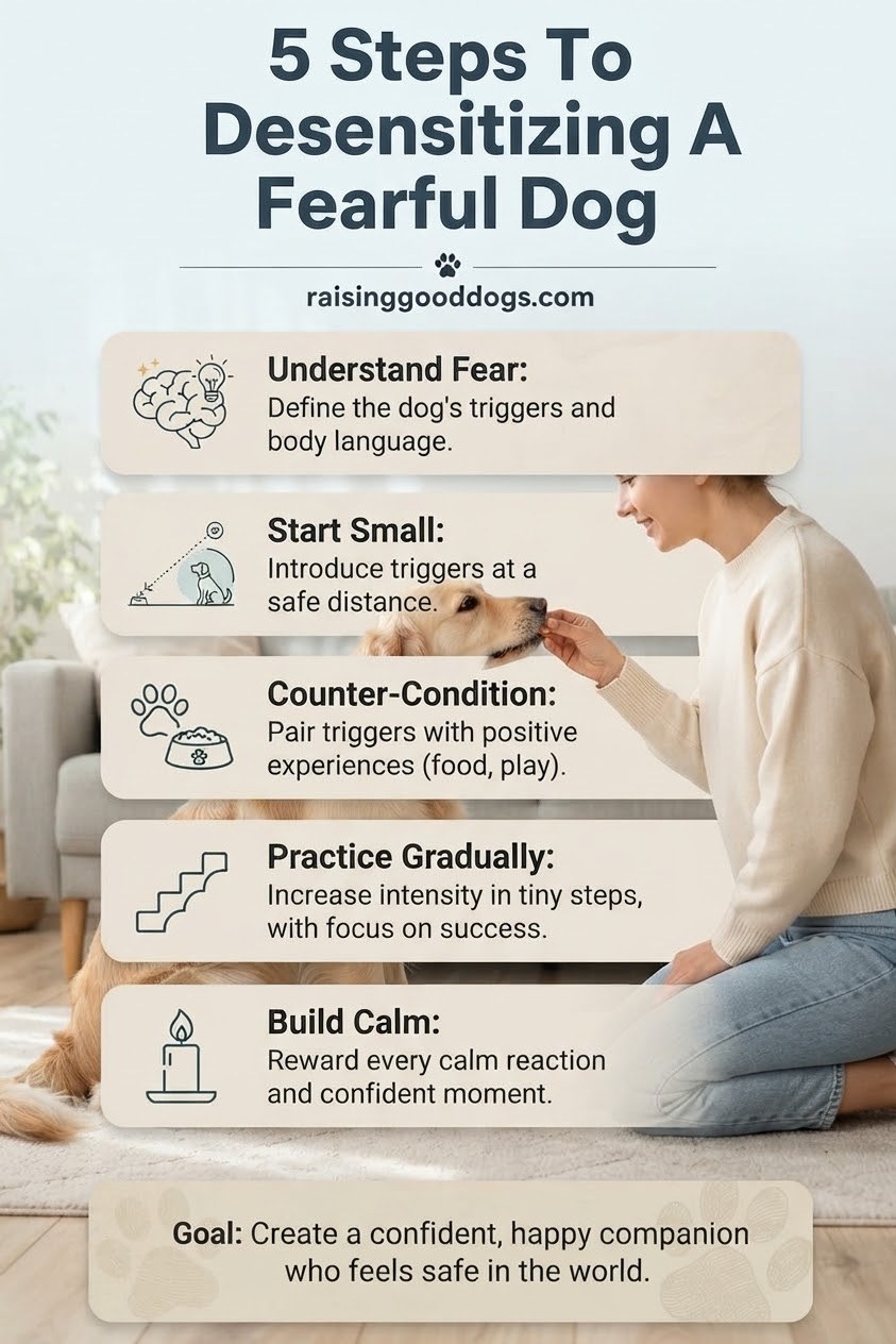5 Steps To Desensitizing A Fearful Dog