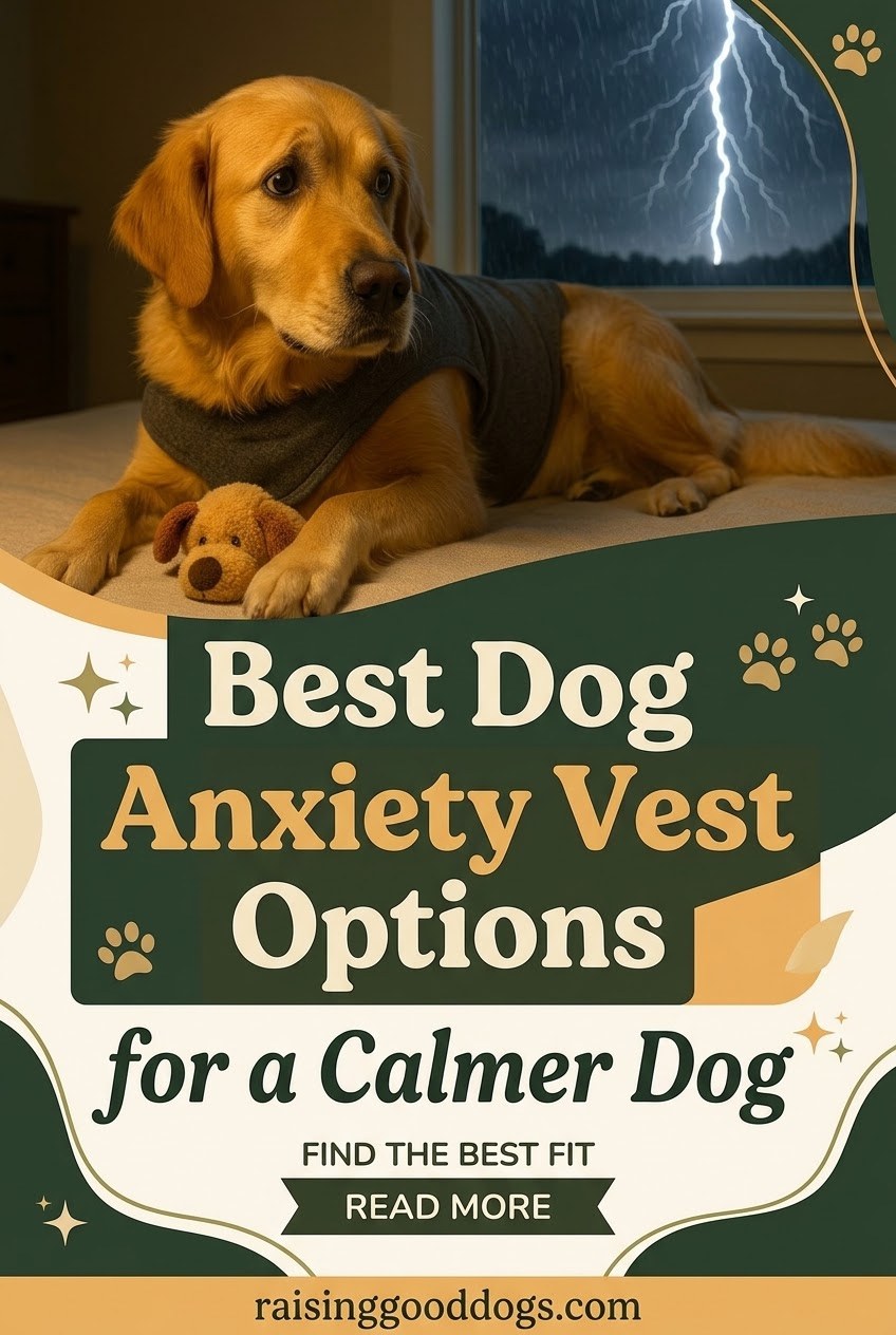 Best Dog Anxiety Vest Options for a Calmer Dog