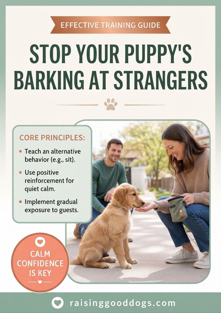 How To Stop Your Puppy Barking At Strangers