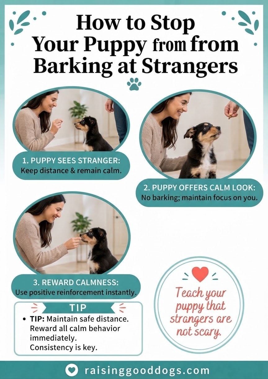 How to Stop Your Puppy from Barking at Strangers
