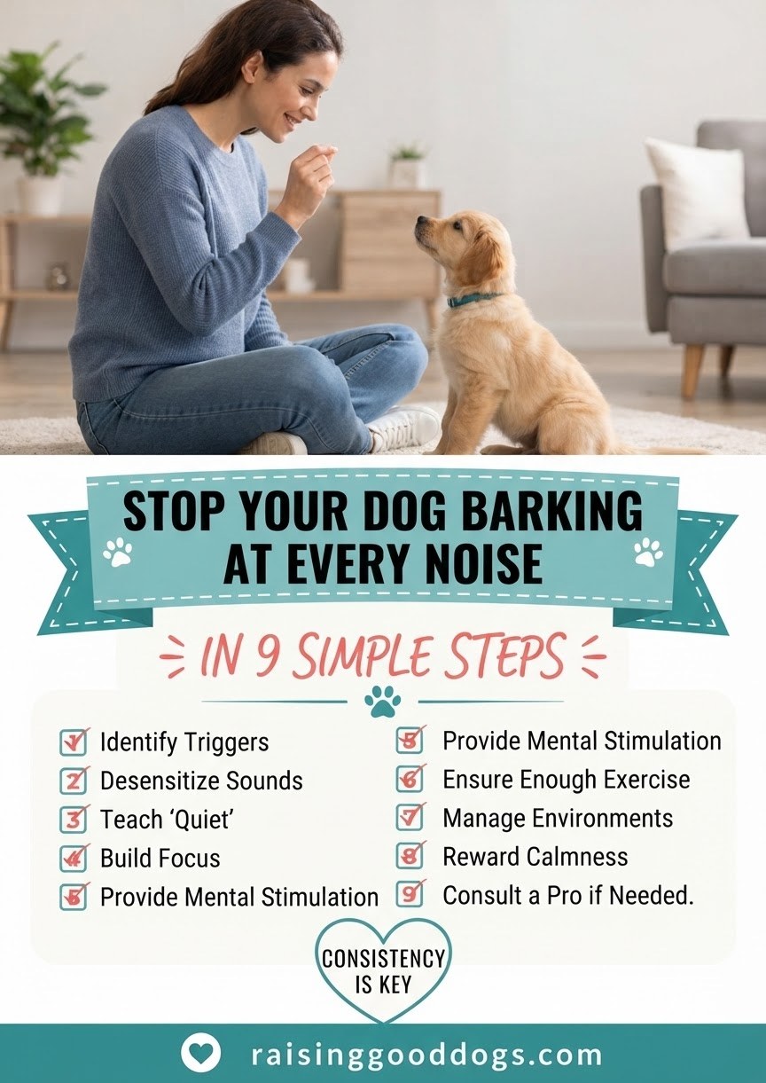 Stop Your Dog Barking At Every Noise In 9 Simple Steps