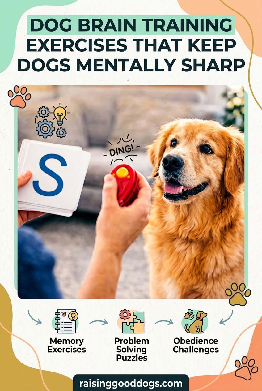 Dog Brain Training Exercises That Keep Dogs Mentally Sharp