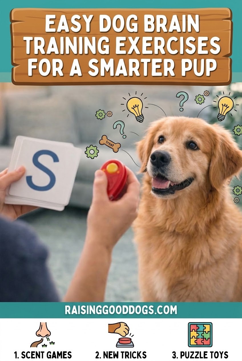 Easy Dog Brain Training Exercises for a Smarter Pup