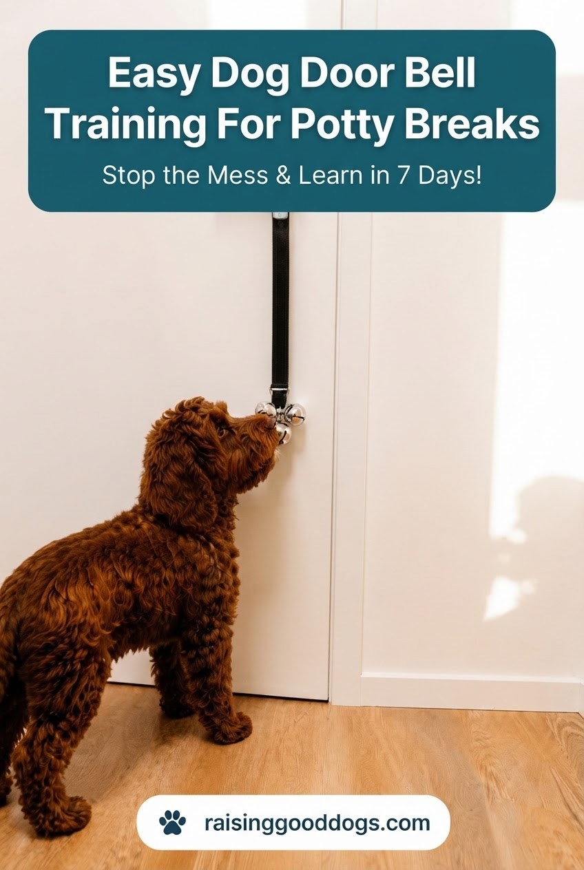 Easy Dog Door Bell Training For Potty Breaks