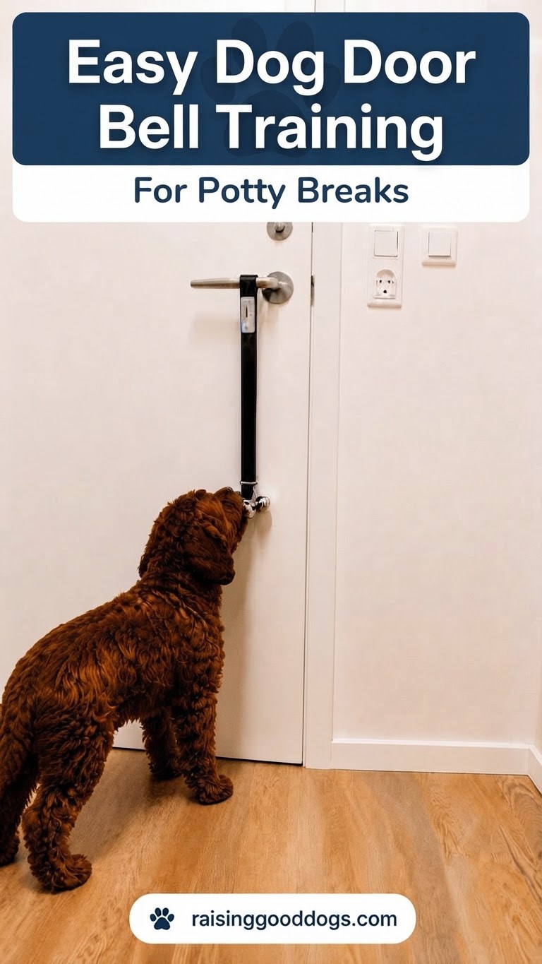 Easy Dog Door Bell Training For Potty Breaks
