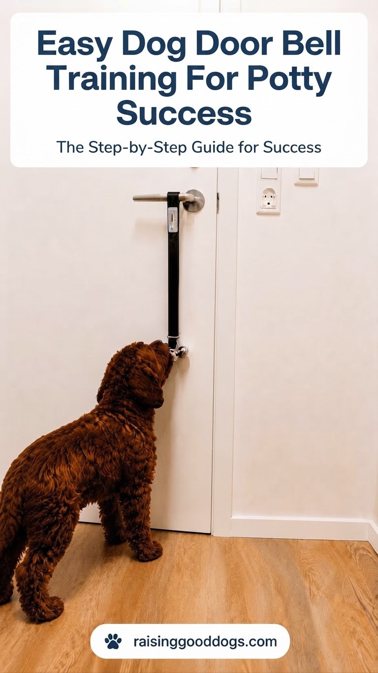 Easy Dog Door Bell Training For Potty Success
