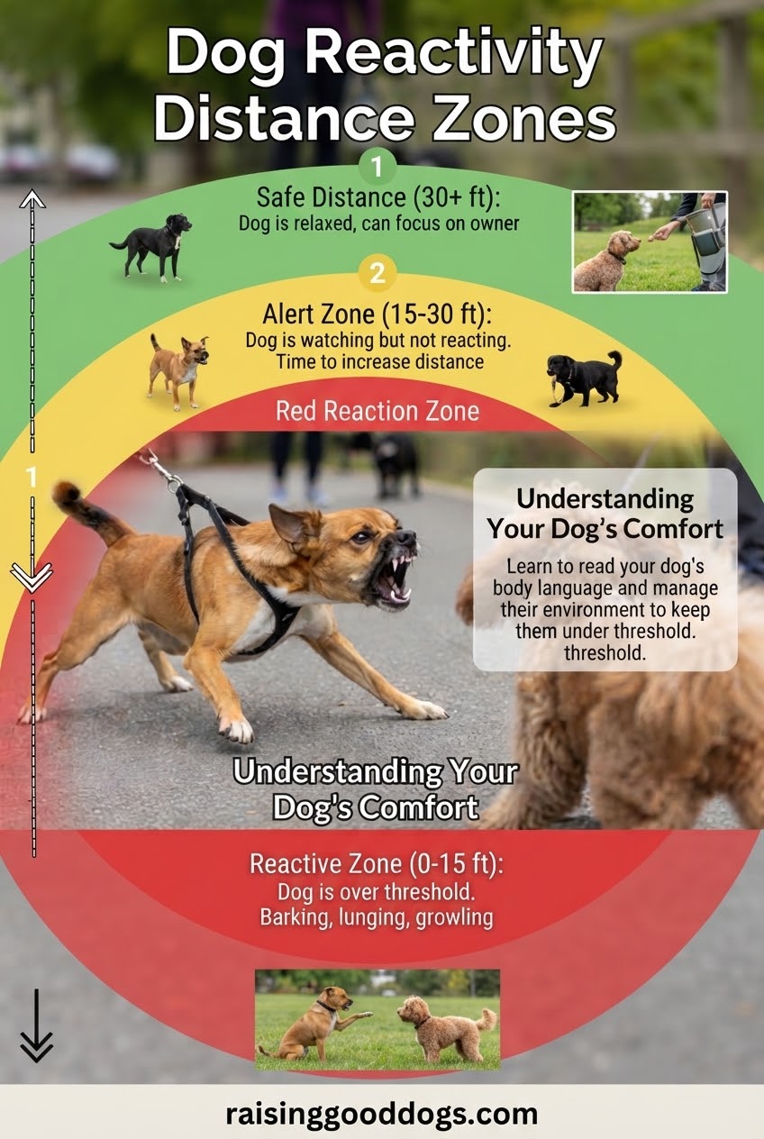 Dog Reactivity Distance Zones: Understanding Your Dog’s Comfort