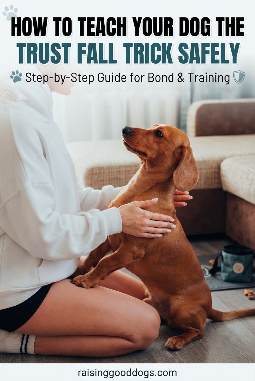 How to Teach Your Dog the Trust Fall Trick Safely