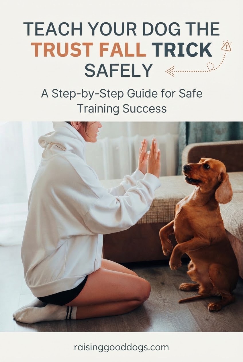 Teach Your Dog the Trust Fall Trick Safely
