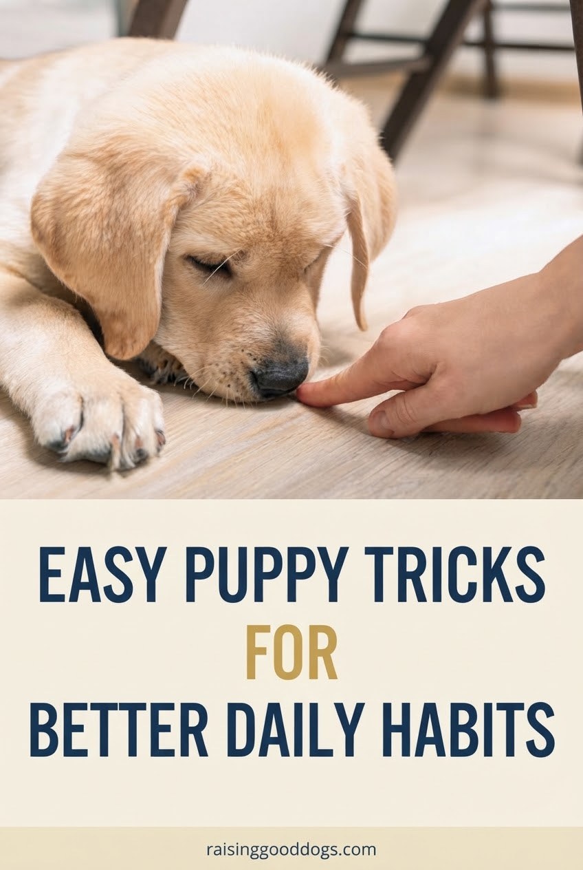 Easy Puppy Tricks For Better Daily Habits