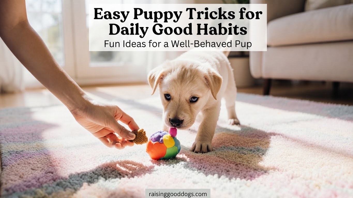 Easy Puppy Tricks for Daily Good Habits