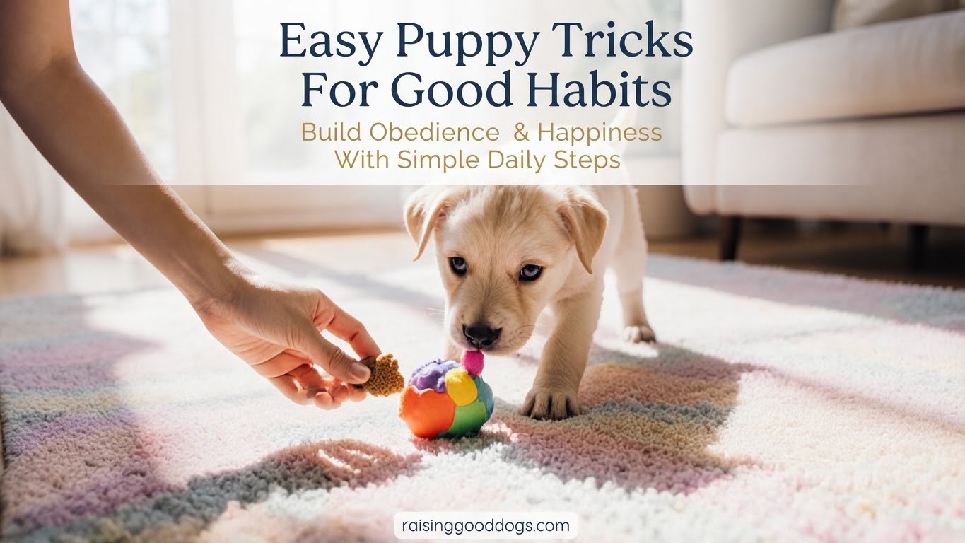 Easy Puppy Tricks For Good Habits