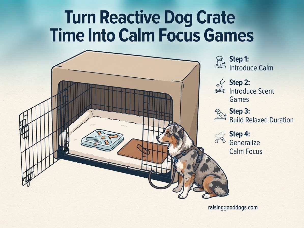 Turn Reactive Dog Crate Time Into Calm Focus Games