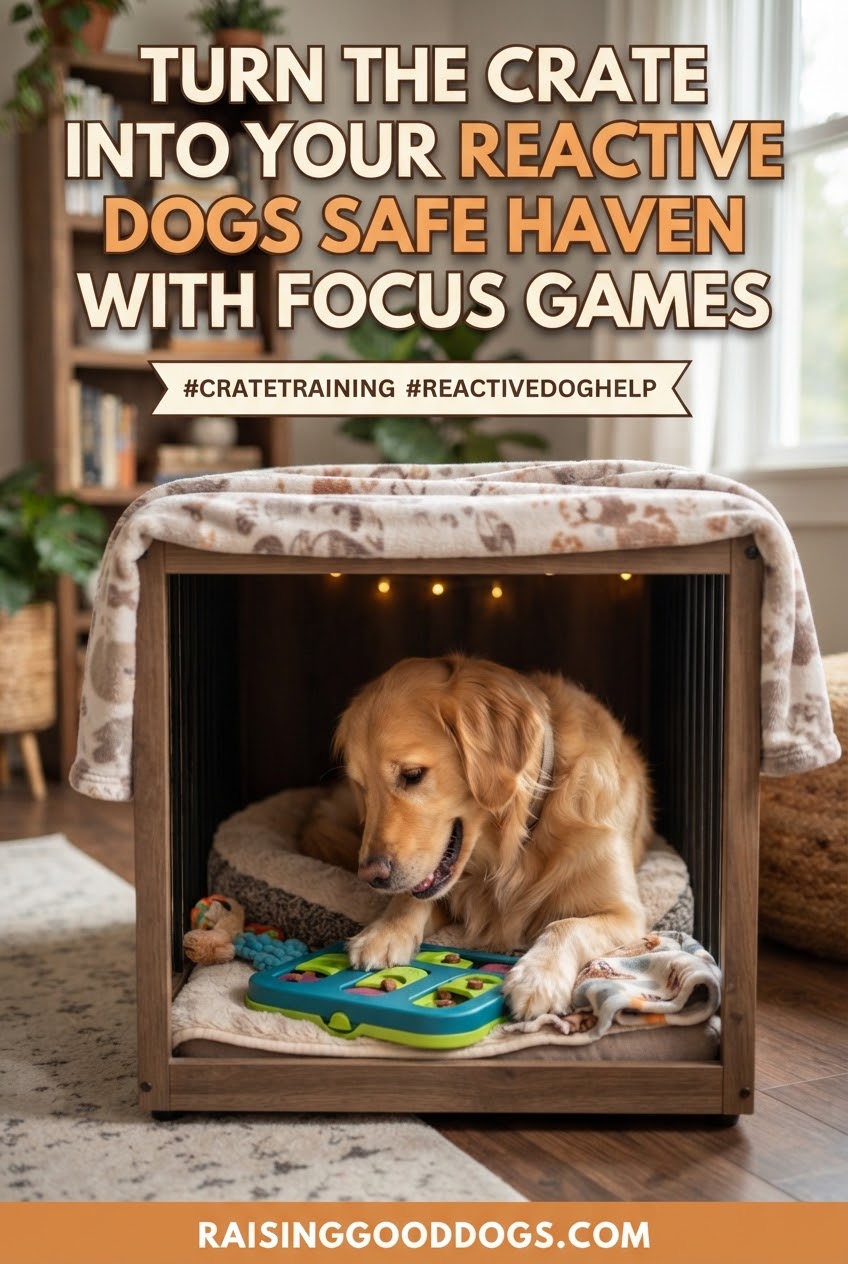 Turn The Crate Into Your Reactive Dogs Safe Haven With Focus Games