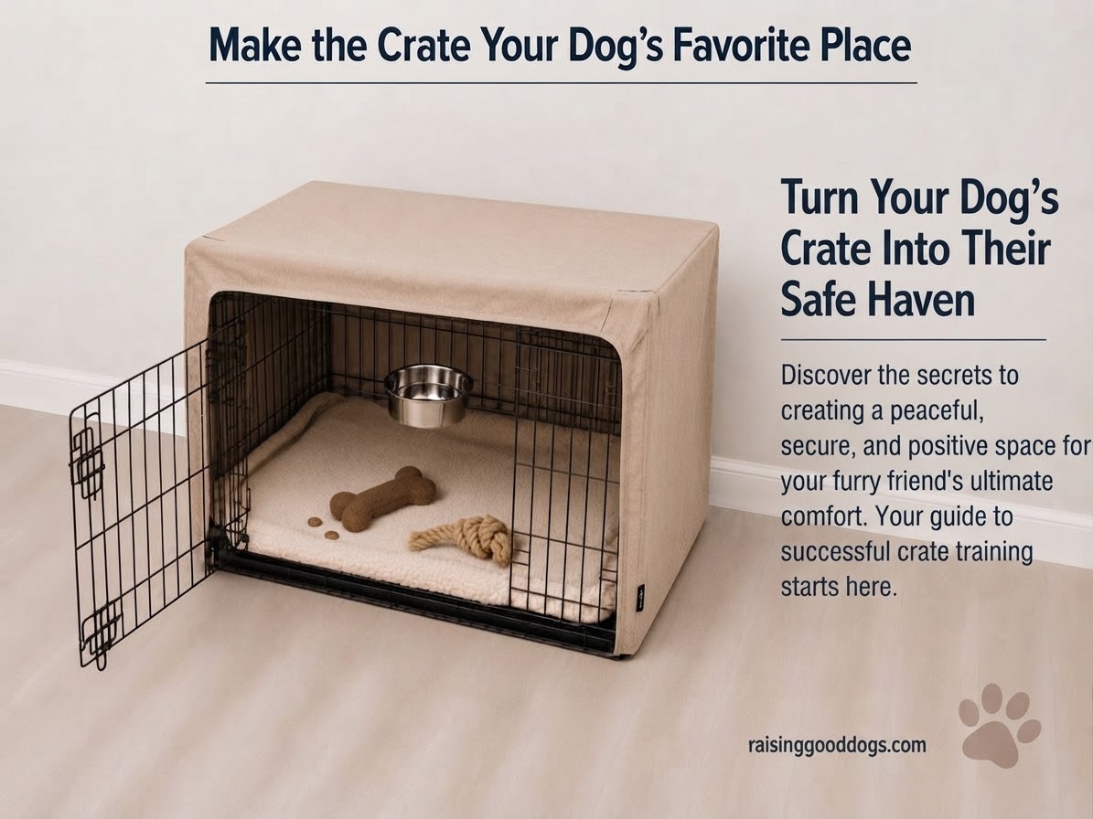 Turn Your Dog's Crate Into Their Safe Haven