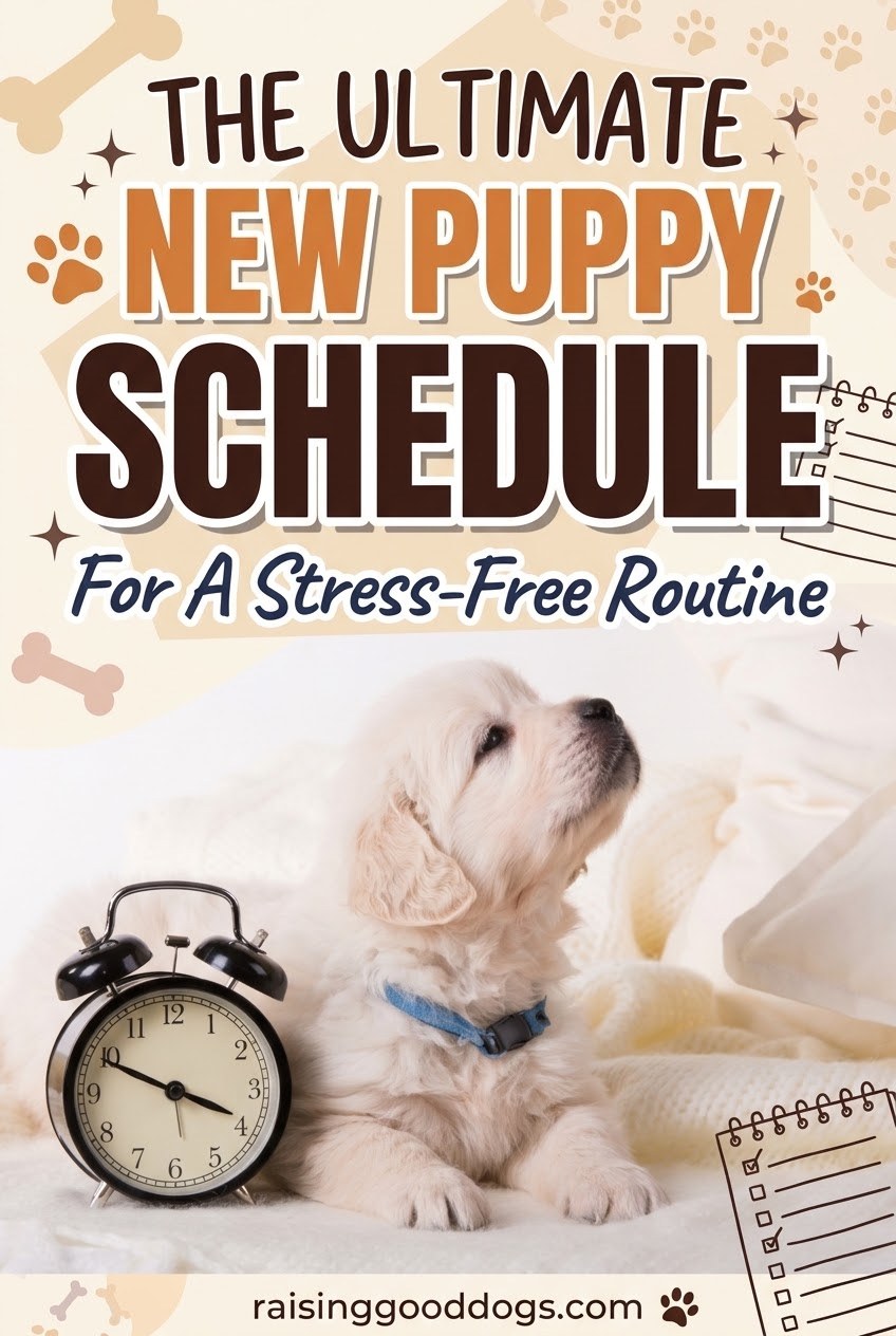The Ultimate New Puppy Schedule For A Stress-Free Routine