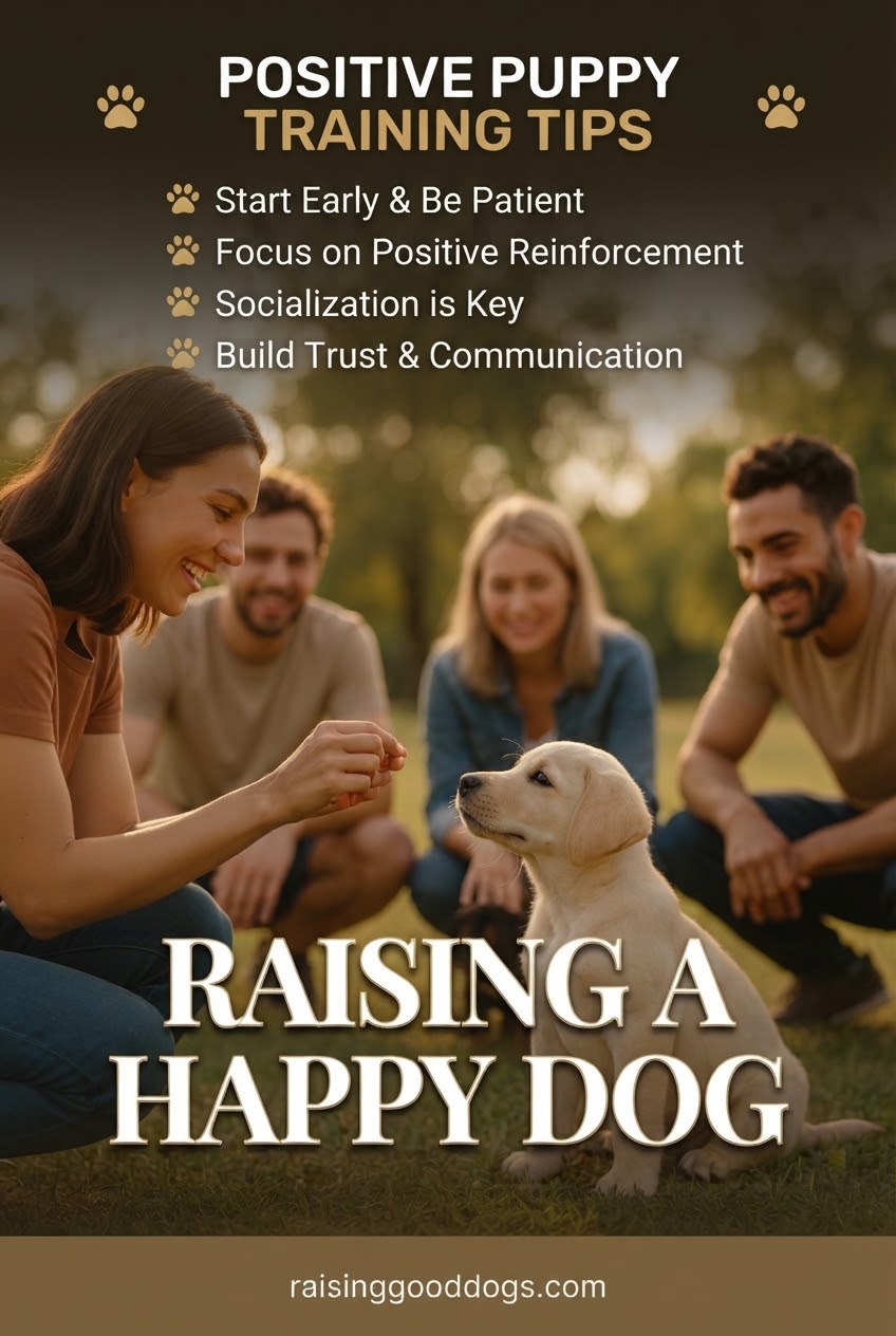 Positive Puppy Training Tips for Raising a Happy Dog