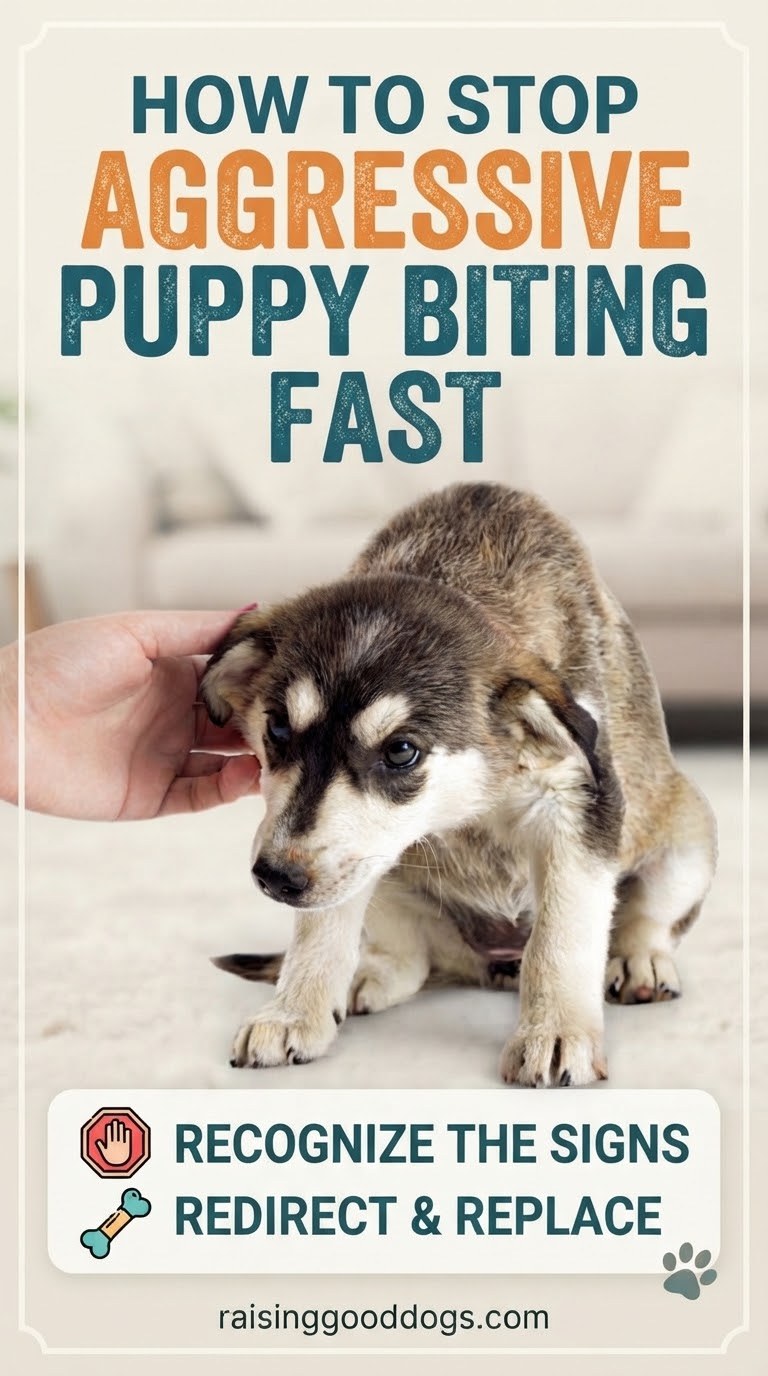 How to Stop Aggressive Puppy Biting Fast