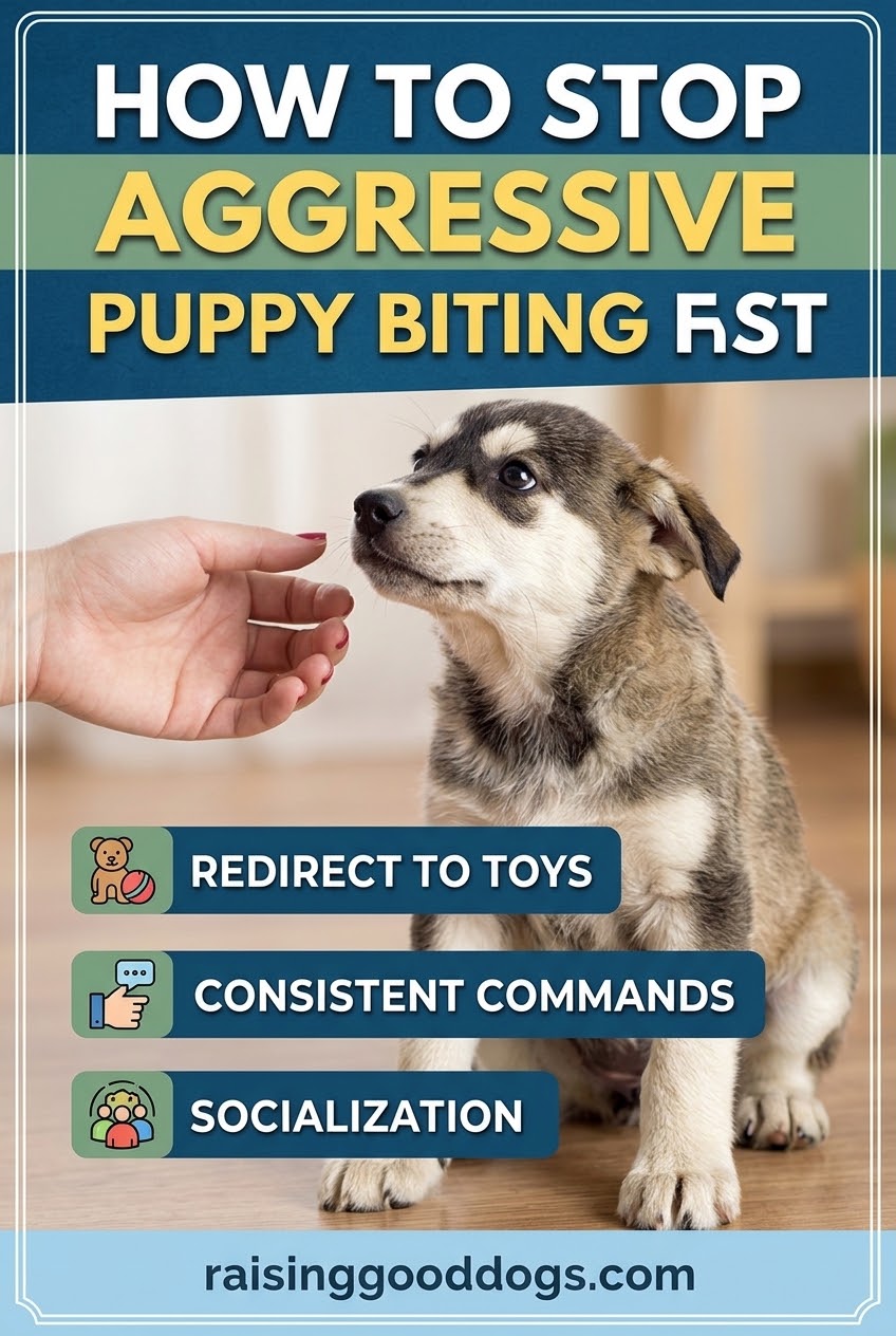 How to Stop Aggressive Puppy Biting Fast