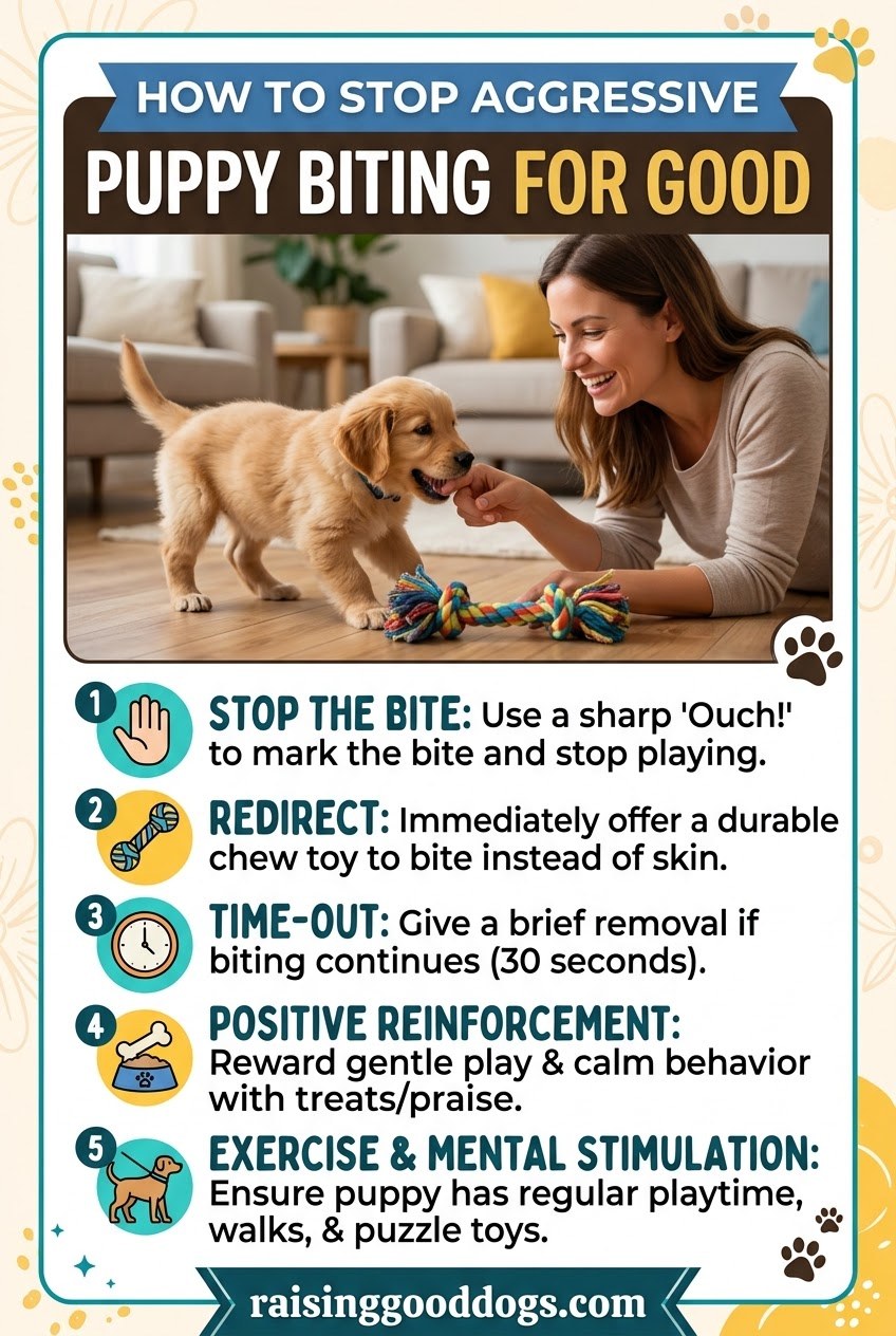 How to Stop Aggressive Puppy Biting for Good