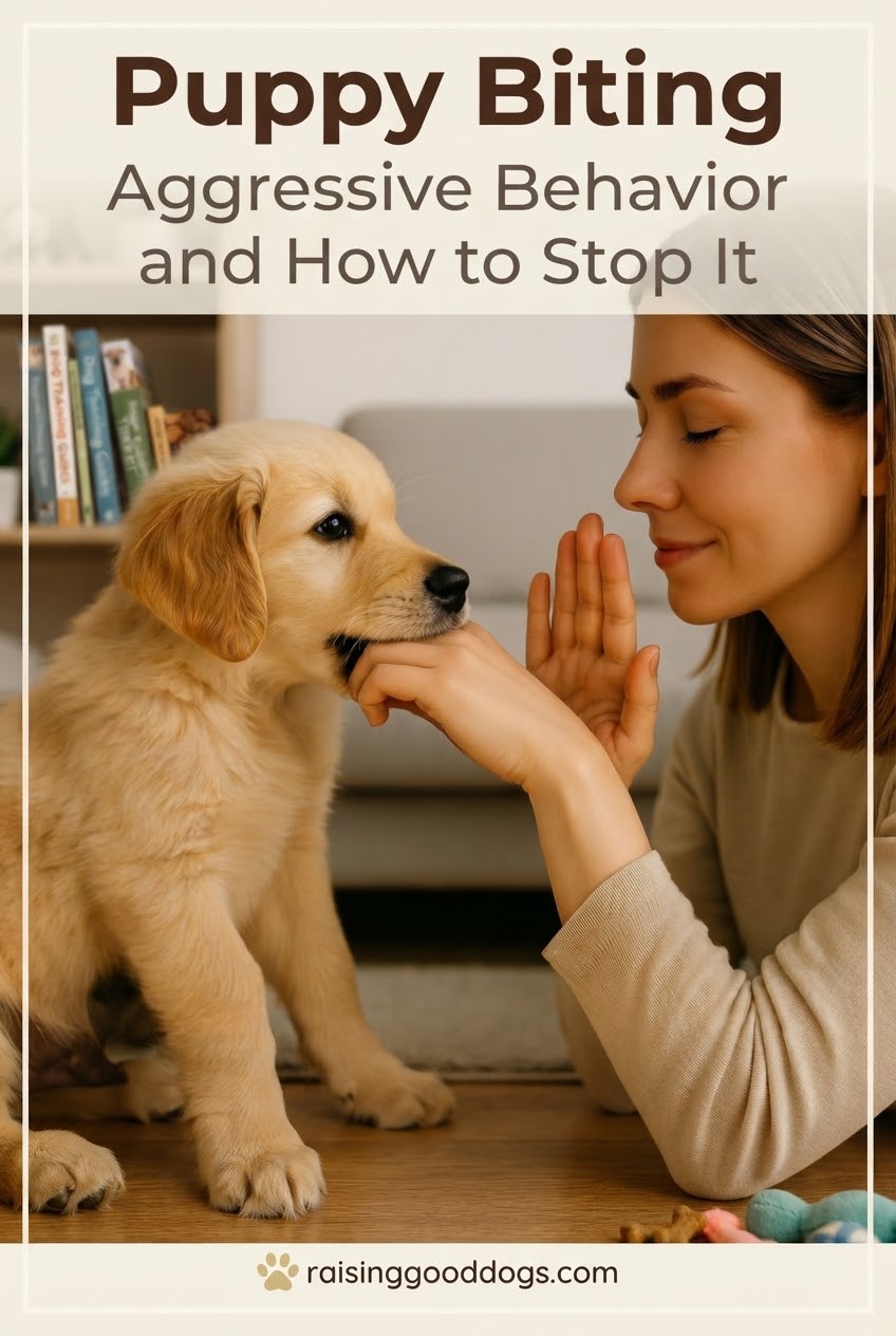 Puppy Biting Aggressive Behavior and How to Stop It