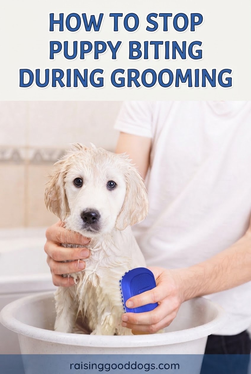 How to Stop Puppy Biting During Grooming