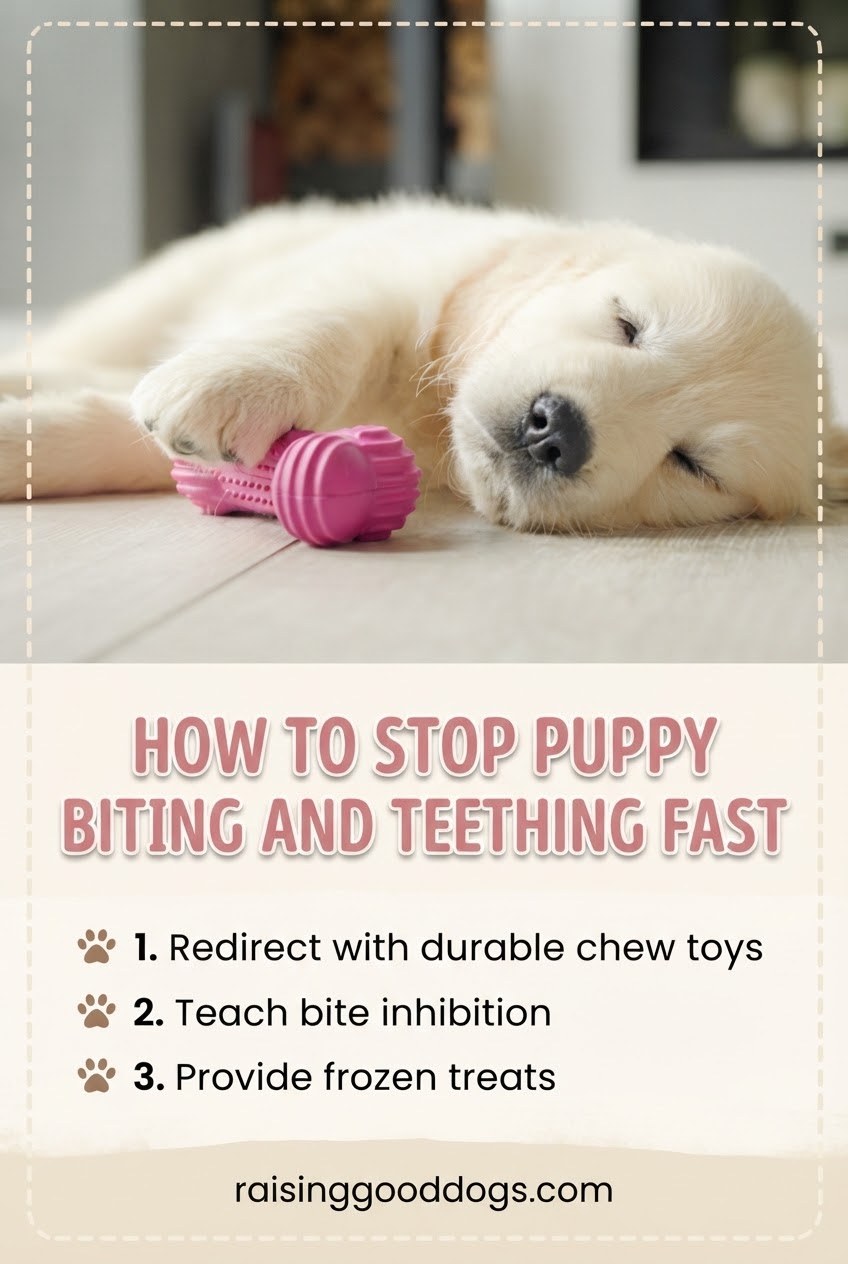 How to Stop Puppy Biting and Teething Fast