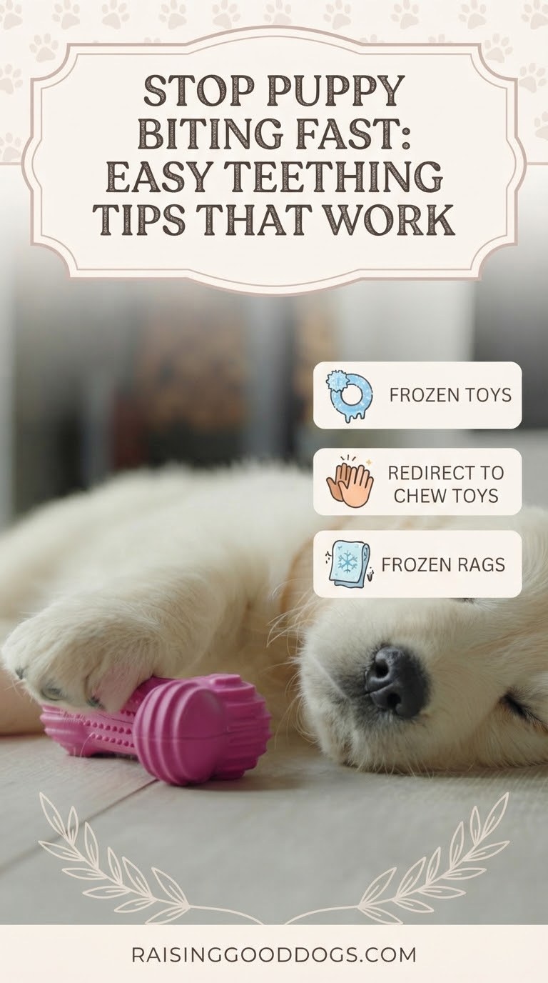 Stop Puppy Biting Fast: Easy Teething Tips That Work