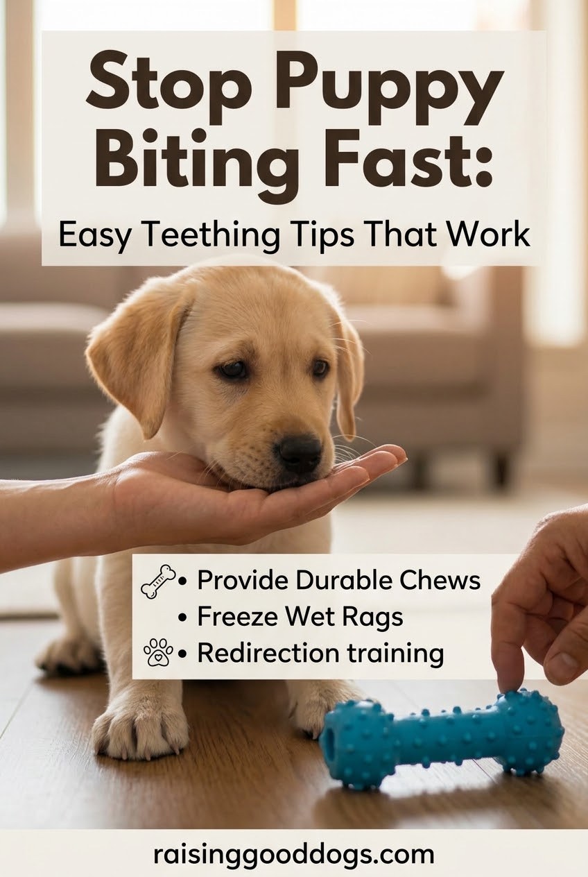 Stop Puppy Biting Fast: Easy Teething Tips That Work
