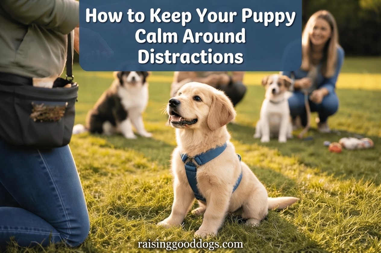How to Keep Your Puppy Calm Around Distractions