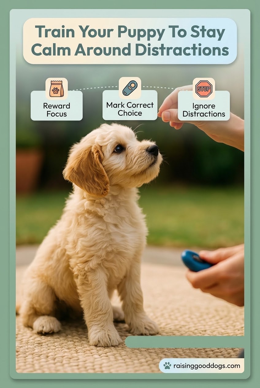 Train Your Puppy To Stay Calm Around Distractions
