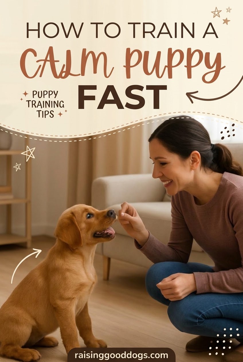How to Train a Calm Puppy Fast