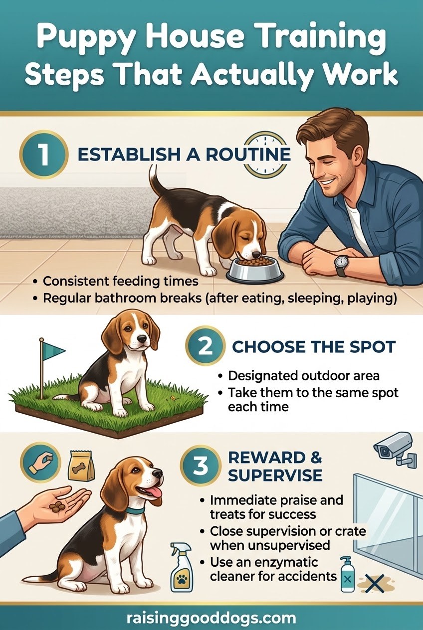 Puppy House Training Steps That Actually Work