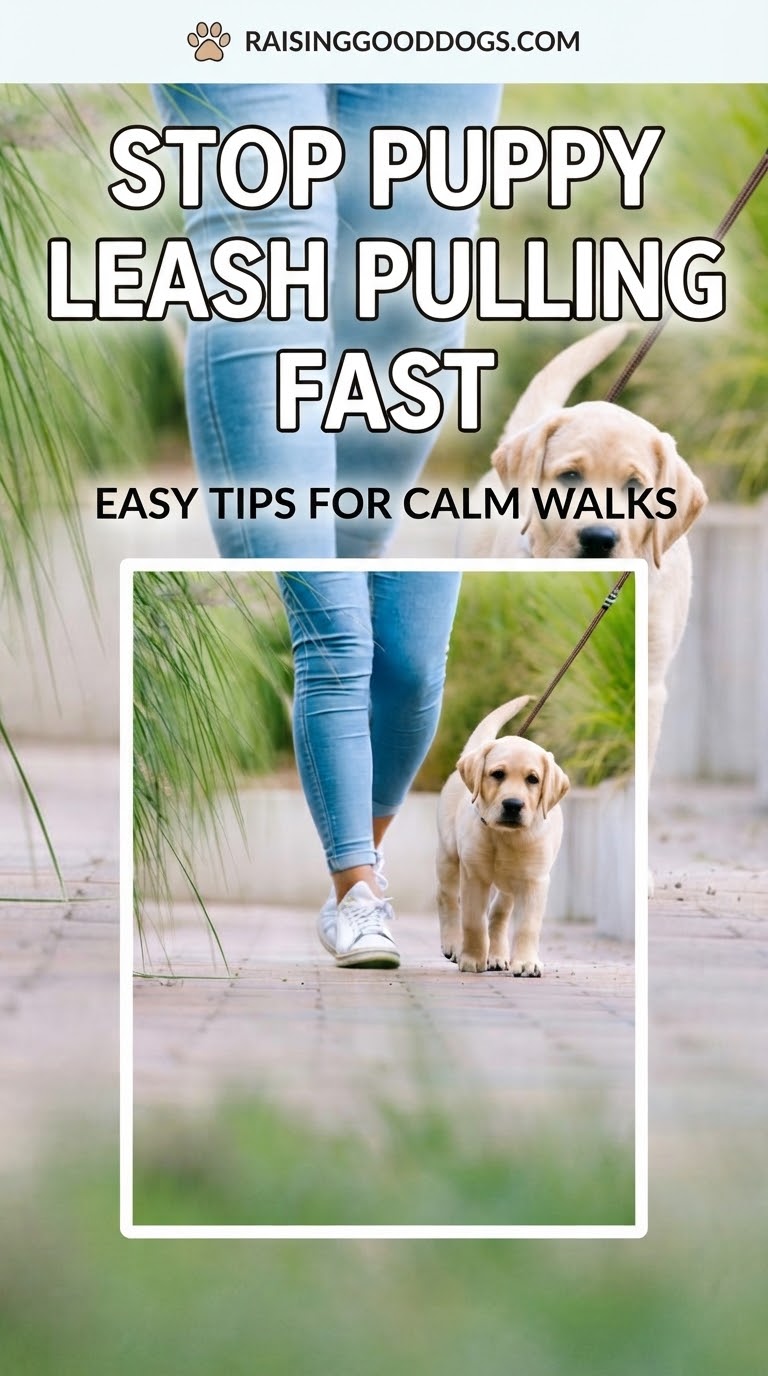 Stop Puppy Leash Pulling Fast