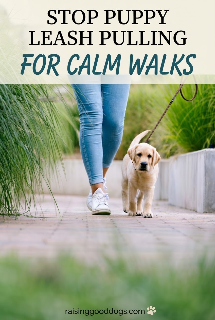 Stop Puppy Leash Pulling For Calm Walks