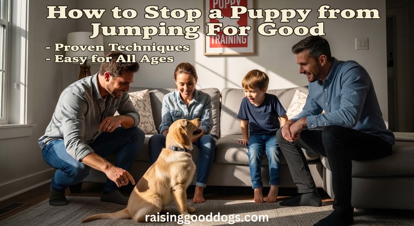 How to Stop a Puppy from Jumping For Good